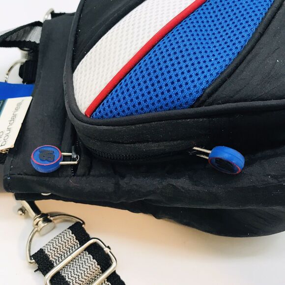 NEW No Boundaries Black  Detachable Crossbody Bag Double Handle Case Zip Pockets - Picture 7 of 10